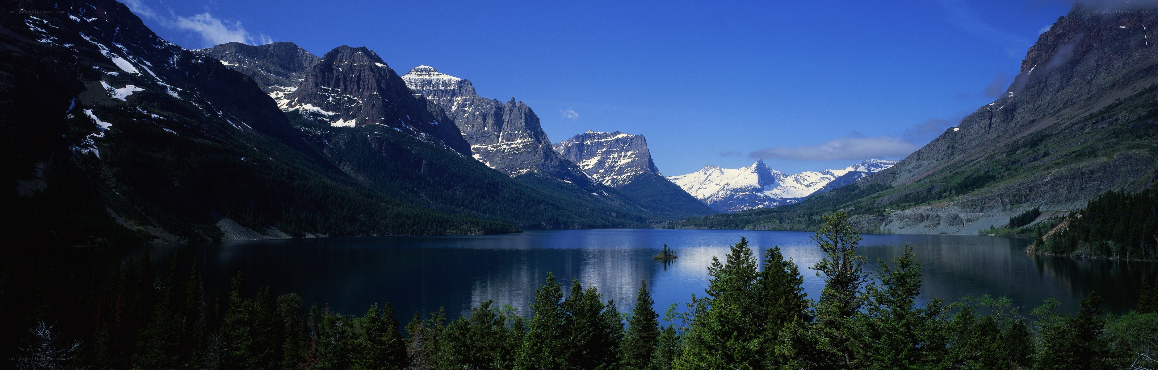 mountain lake landscape