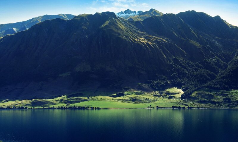 mountain lake landscape