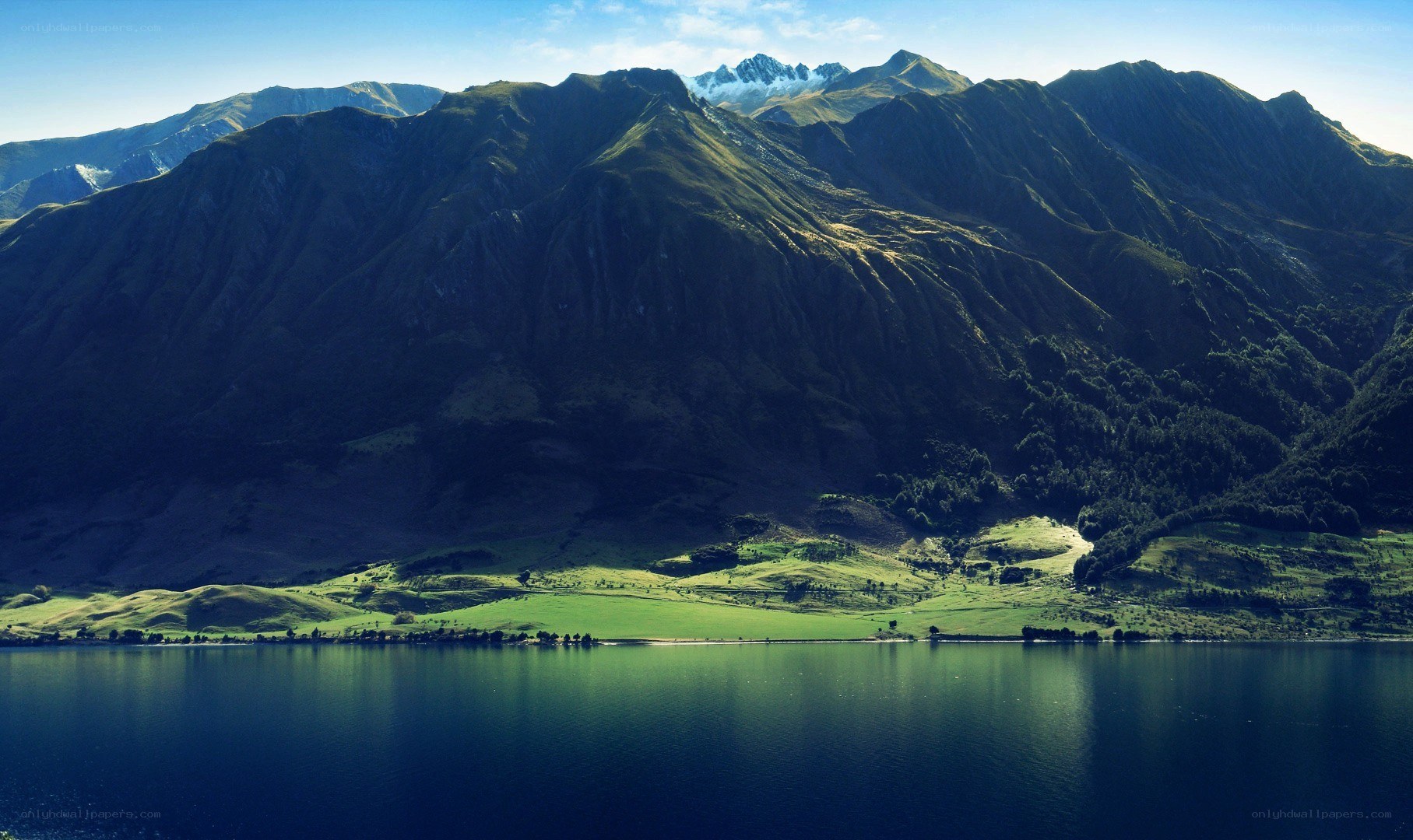mountain lake landscape