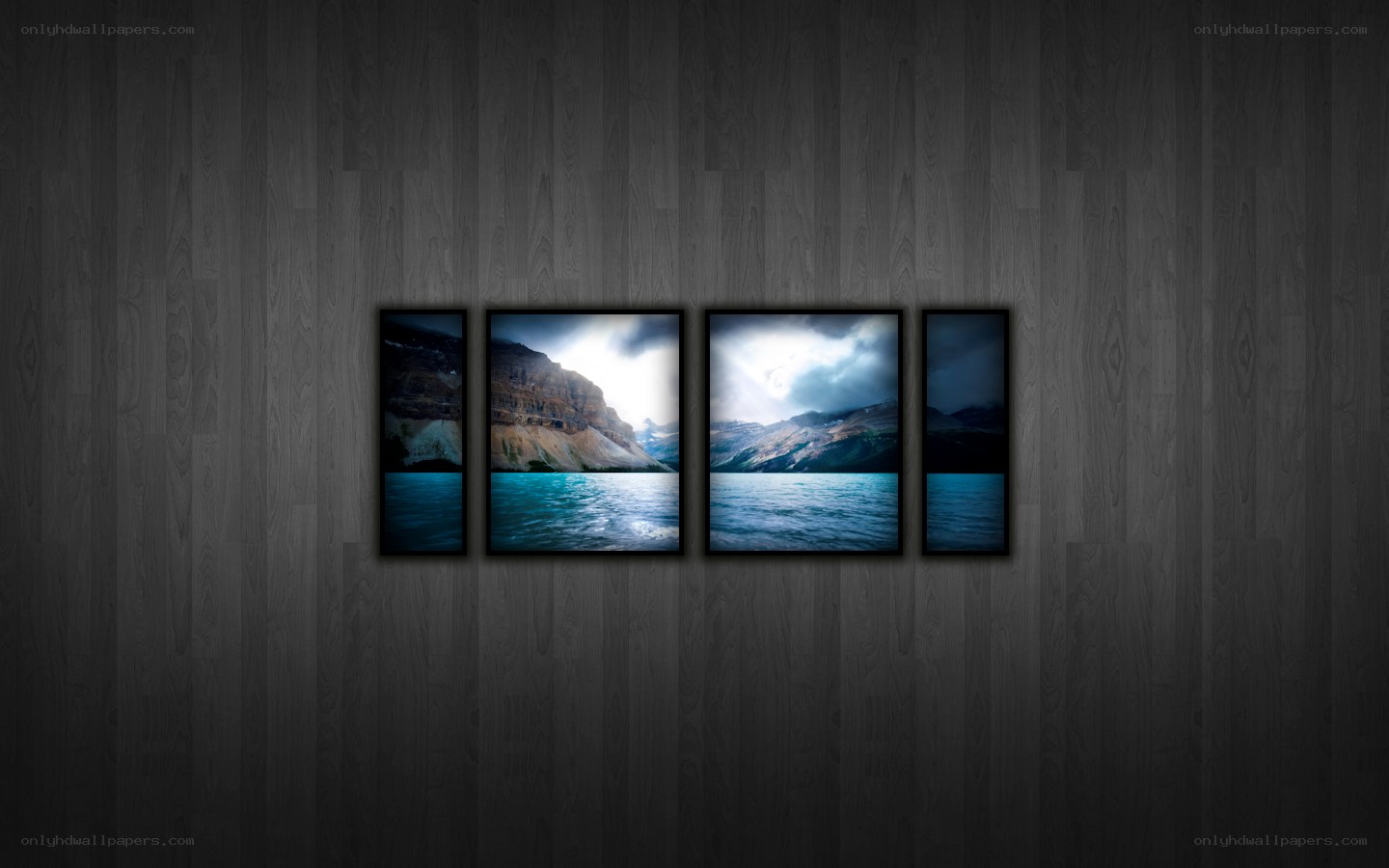 mountain lake landscape art