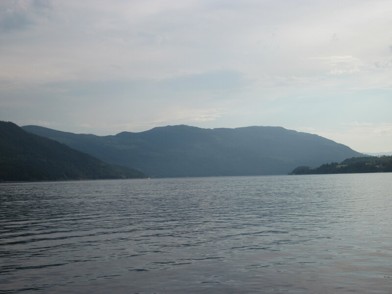 Mountain Lake Landscape — Blue, Calm
