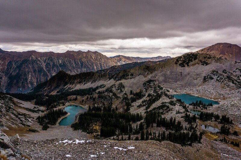 Mountain Lake Landscape — Blue, Dramatic, Photograph, Lakes