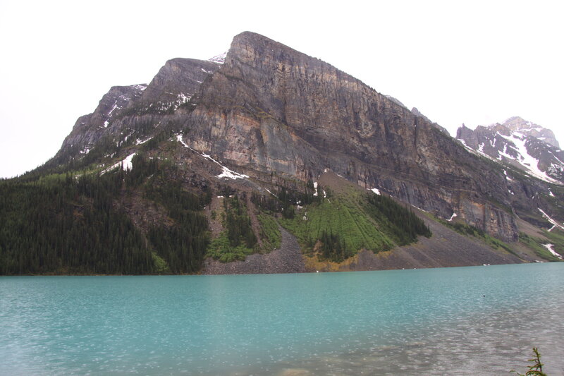 Mountain Lake Landscape — Blue, Serene, Photograph