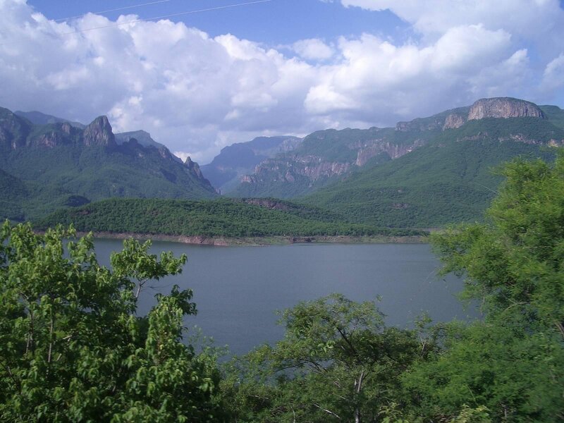 Mountain Lake Landscape — Green, Serene, Daytime