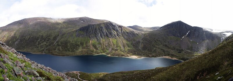 mountain lake panorama