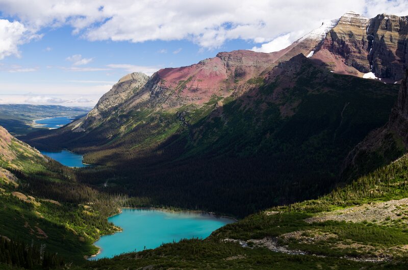 Mountain Lake Valley — Blue, Serene, Afternoon, Photograph, Mountains, Lakes