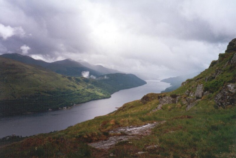Mountain Lake Valley — Green, Overcast