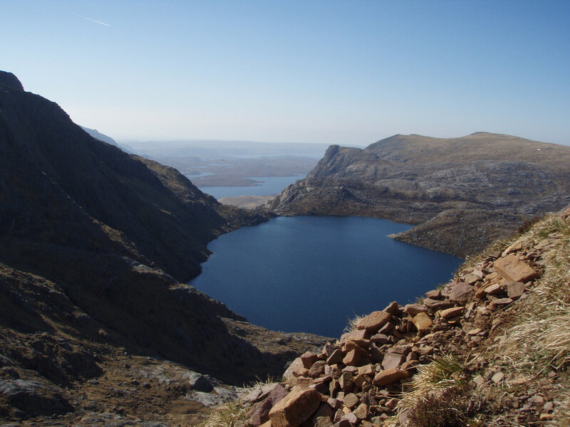 mountain lake view