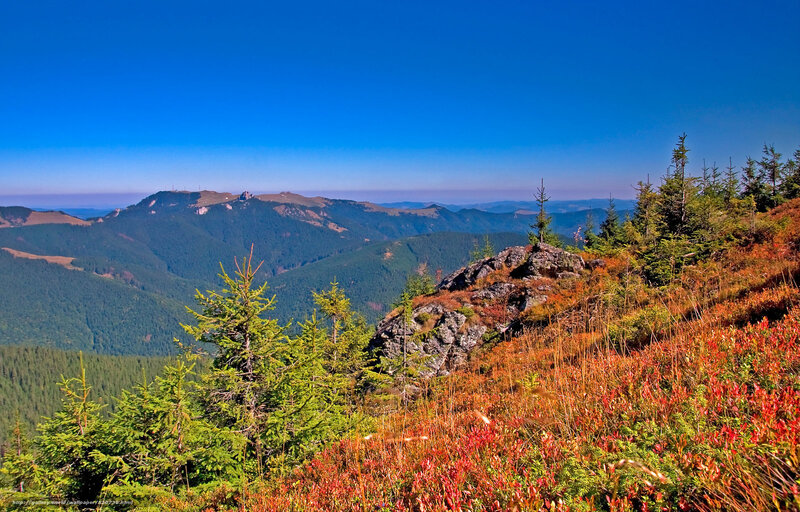 Mountain Landscape — Blue, Serene, Afternoon, Photograph