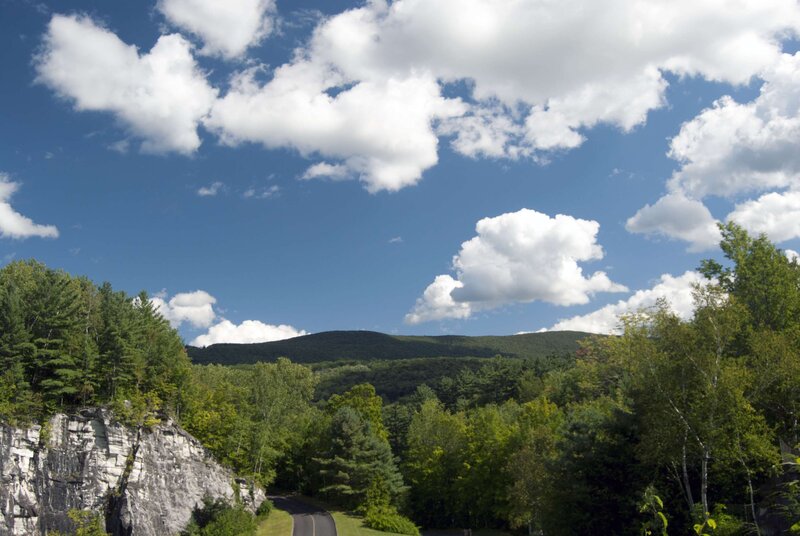 Mountain Landscape — Blue, Serene