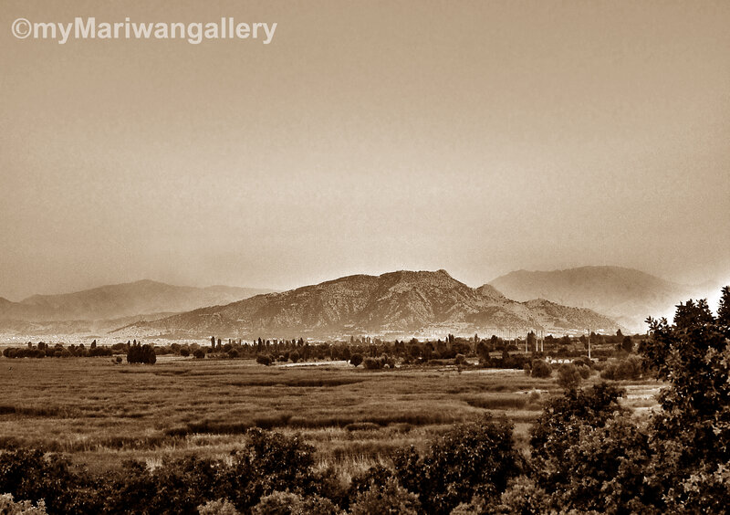Mountain Landscape — Brown, Serene, Photograph