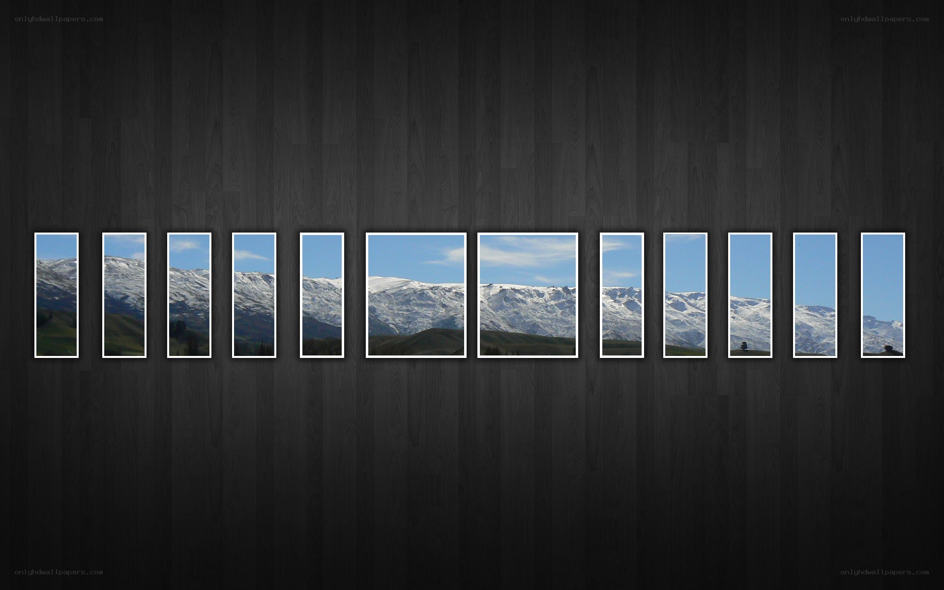 mountain landscape collage