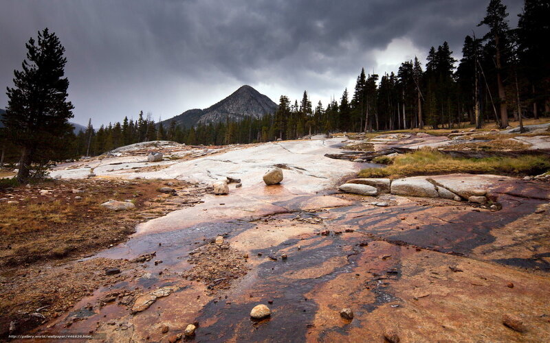 Mountain Landscape — Gray, Dramatic