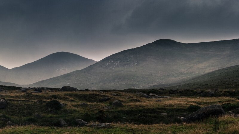 Mountain Landscape — Gray