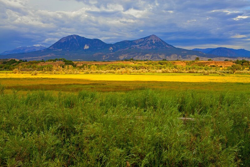 Mountain Landscape — Green, Dramatic, Afternoon, Photograph, Mountains