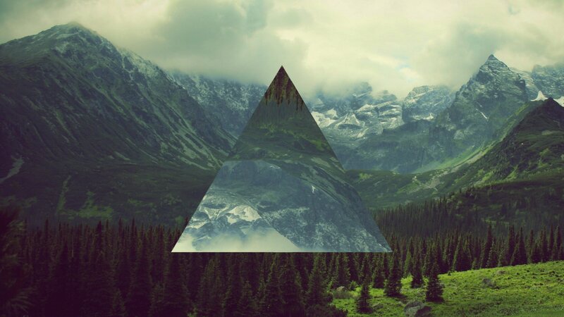 Mountain Landscape — Green, Dramatic, Photograph