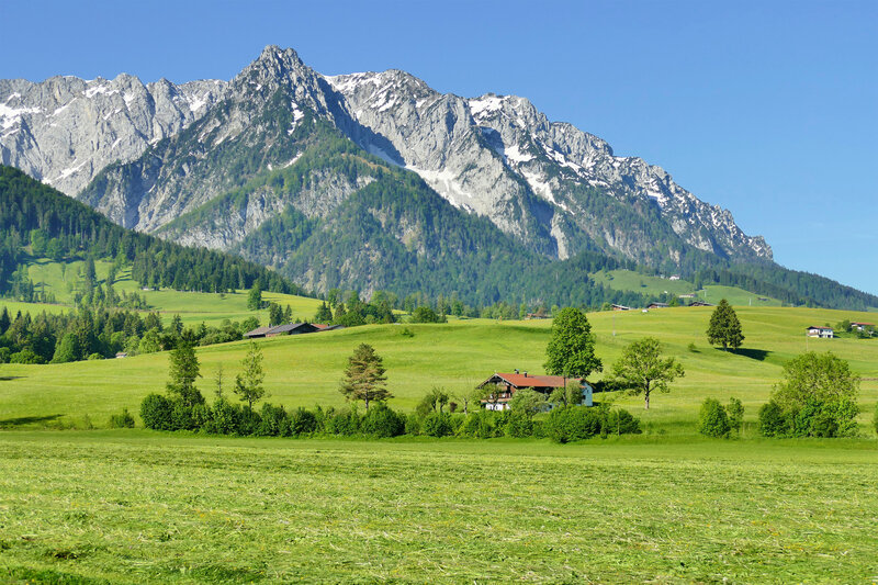 Mountain Landscape — Green, Serene, Summer