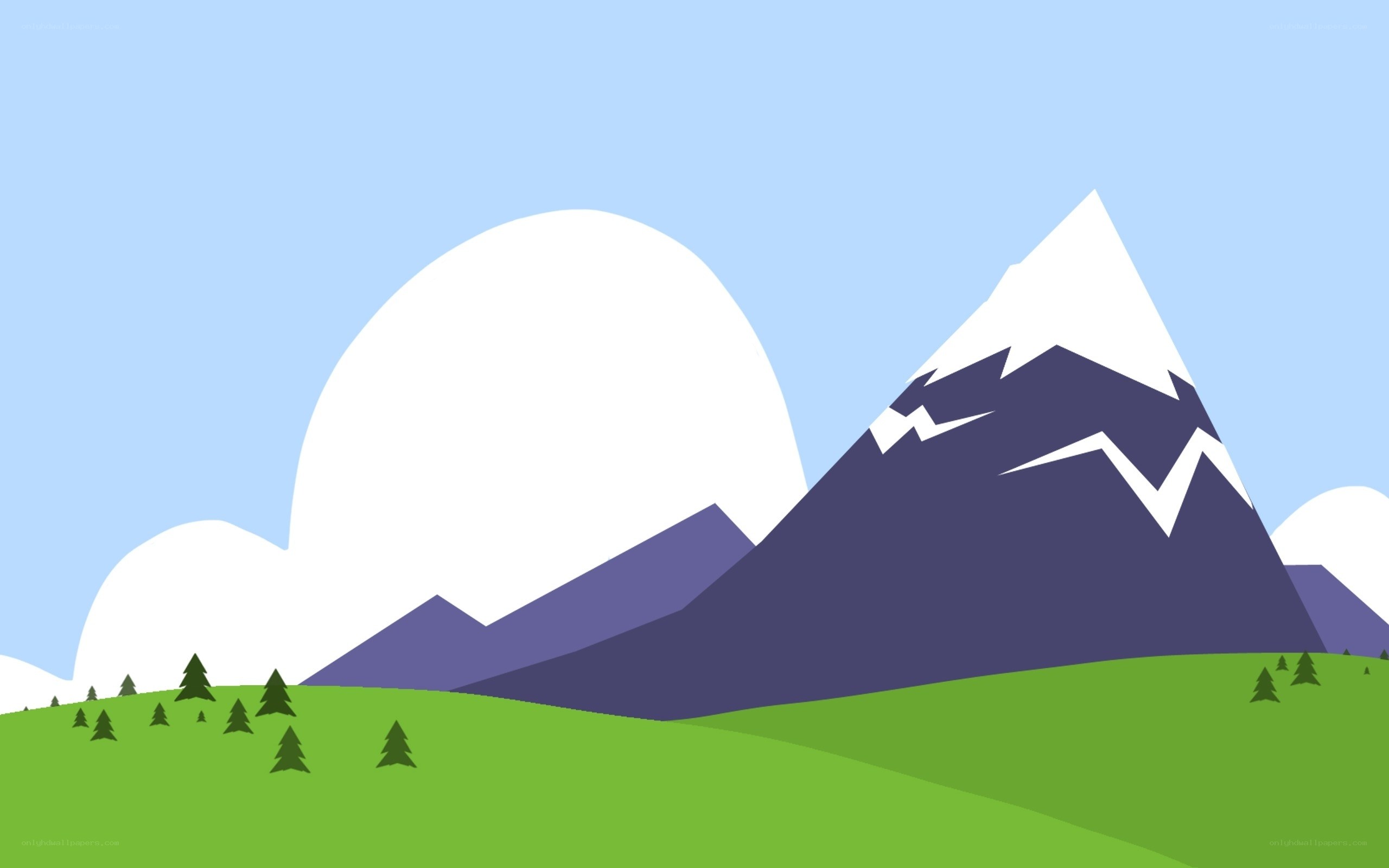 mountain landscape illustration