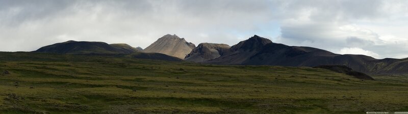 Mountain landscape in Iceland