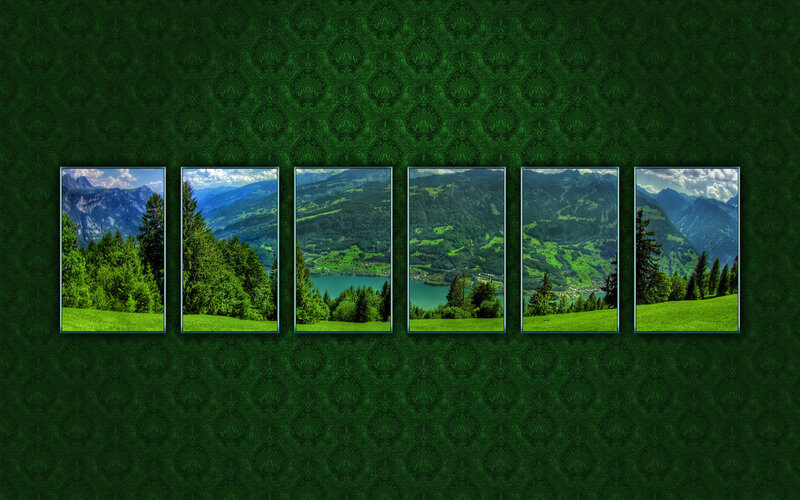 Mountain Landscape Panels