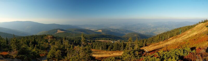 Mountain Landscape Panorama — Green