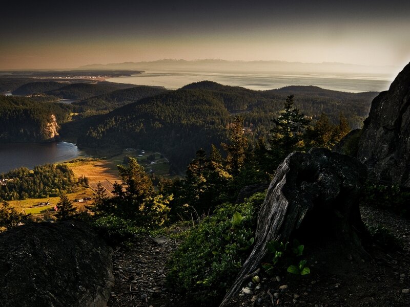 Mountain Landscape View — Green
