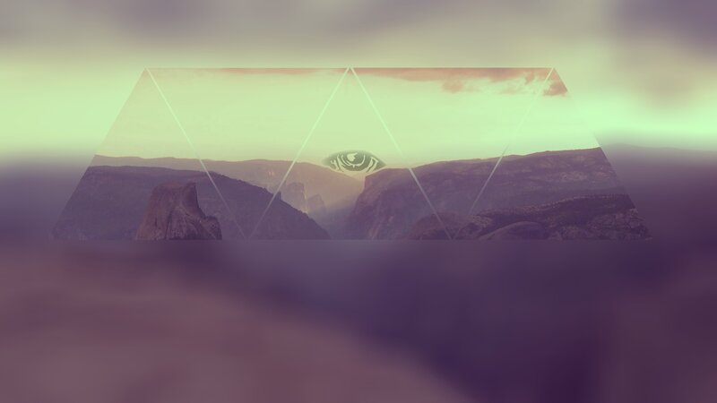 Mountain Landscape with Eye