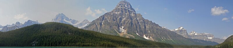 Mountain landscape with lake