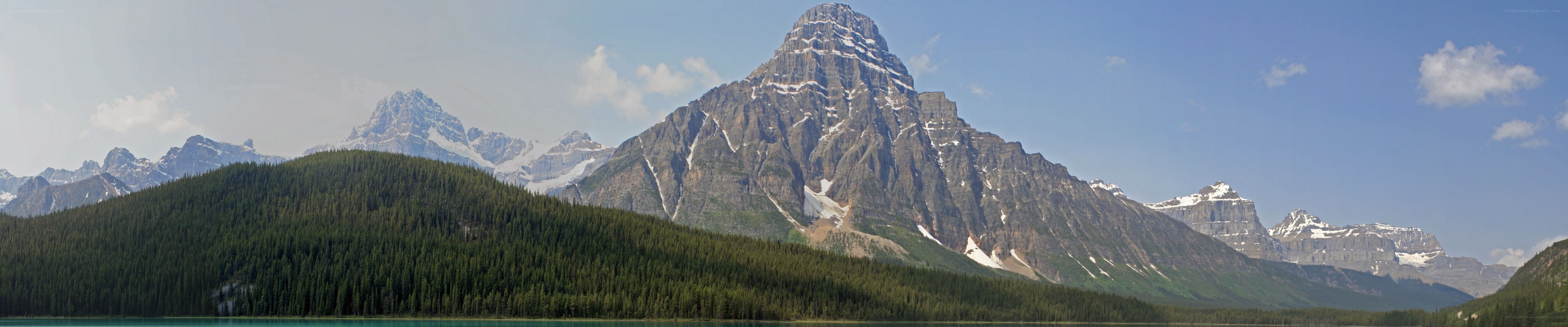 Mountain landscape with lake