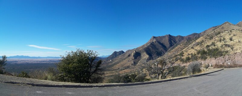 mountain landscape with road