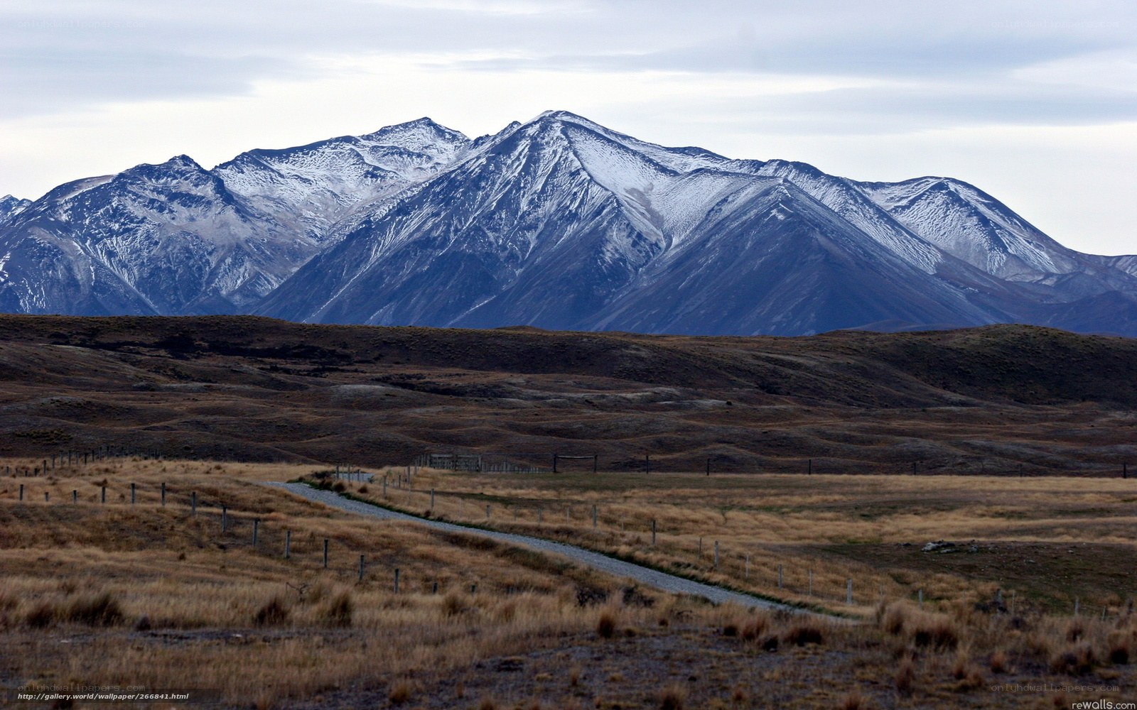 Mountain landscape with road