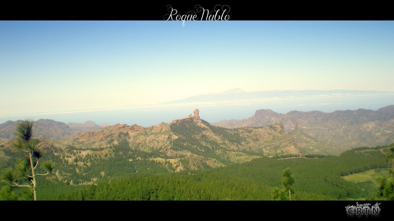 mountain landscape with rock formation