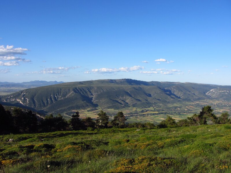 Mountain landscape with valley