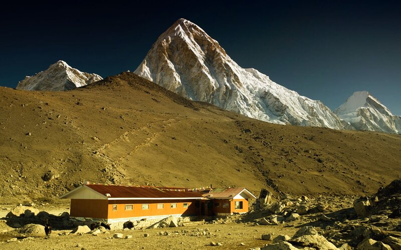 Mountain Lodge in Himalayas