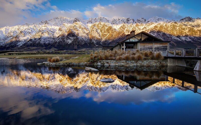 Mountain Lodge Reflection