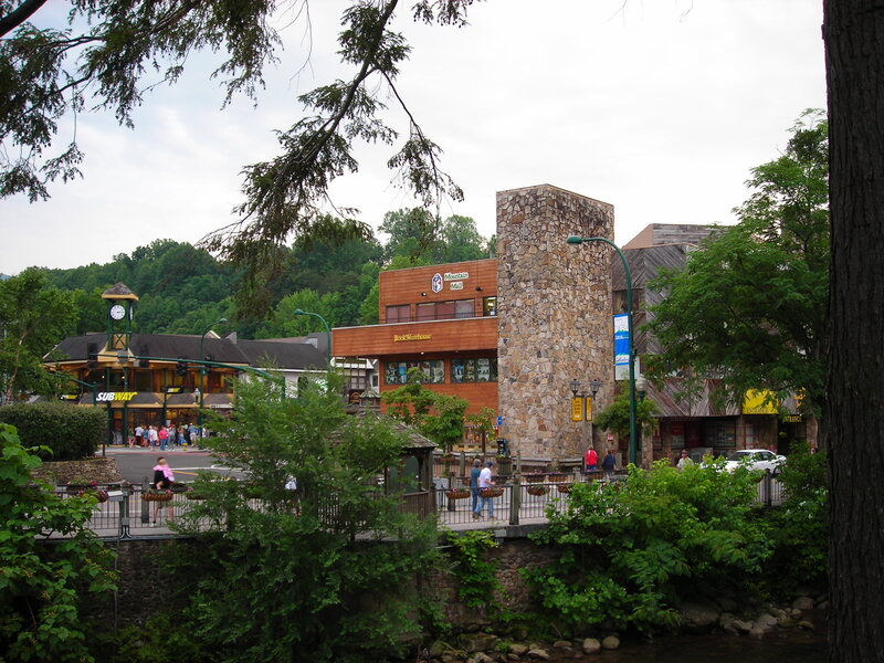 Mountain Mall in a town center