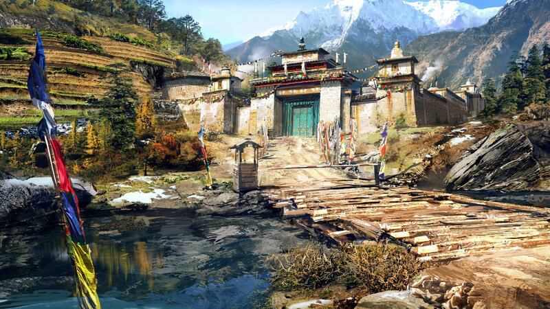 Mountain Monastery — Blue