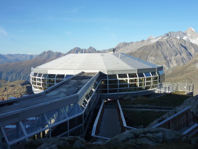 Mountain Observatory — Blue, Serene