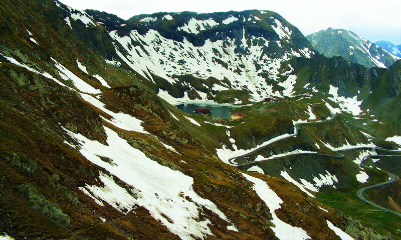 Mountain Pass with Lake