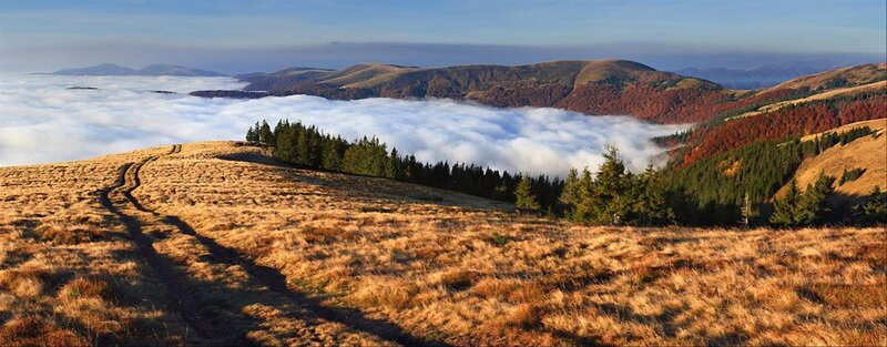 Mountain Path Above Clouds