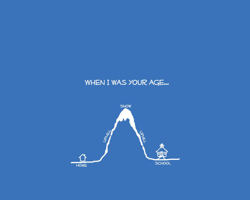 Mountain Path Diagram — Blue