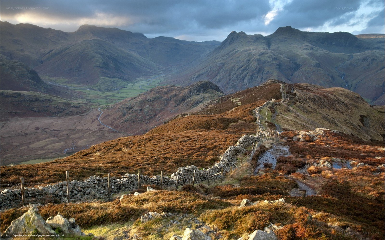 Mountain path in the Lake District