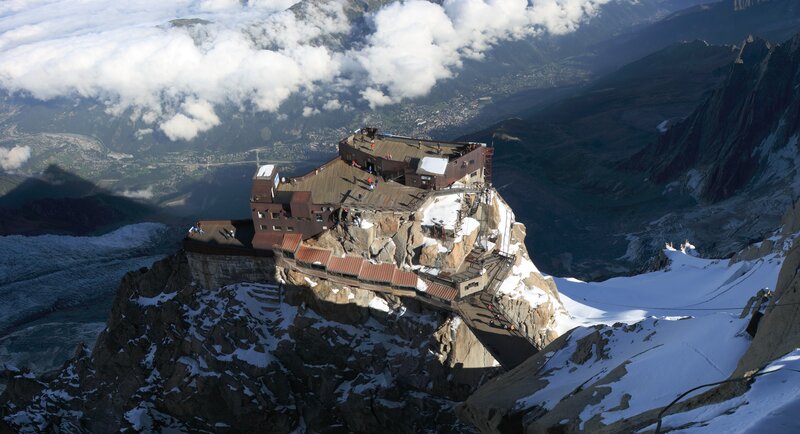 Mountain peak observatory