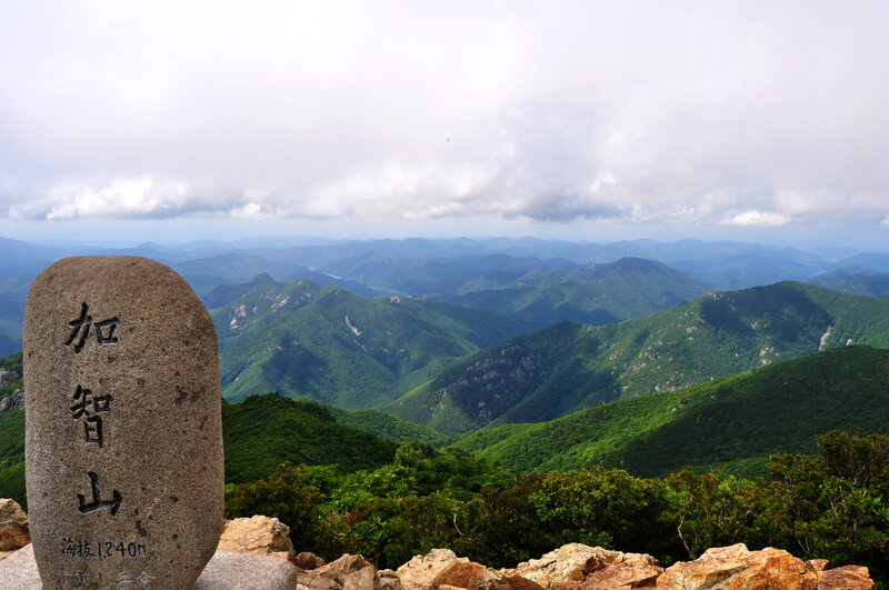 Mountain Peak View — Green, Serene