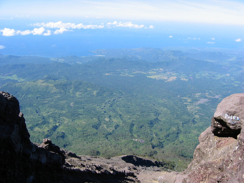 Mountain Peak View — Green