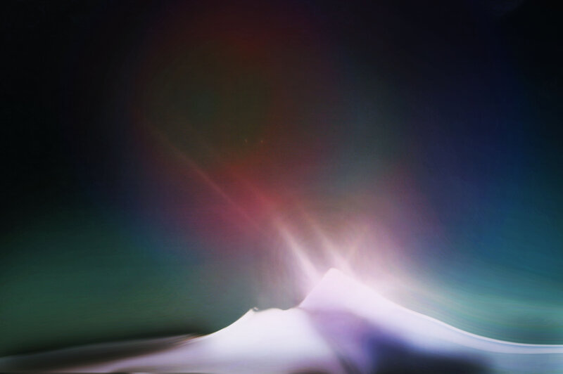 Mountain Peak with Light
