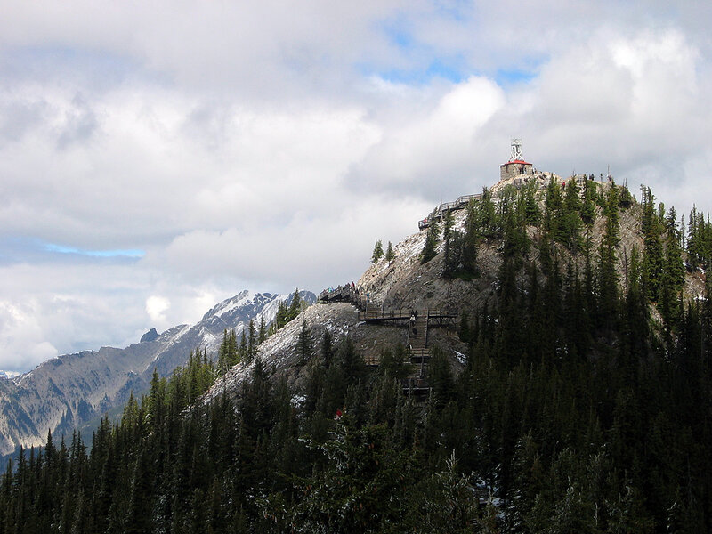 Mountain Peak with Observation Deck