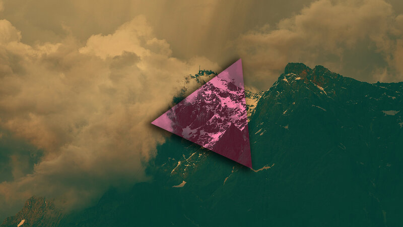 Mountain Peak with Structure