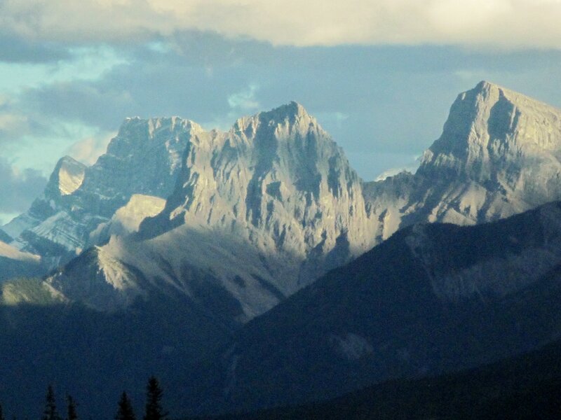 Mountain Peaks in Daylight