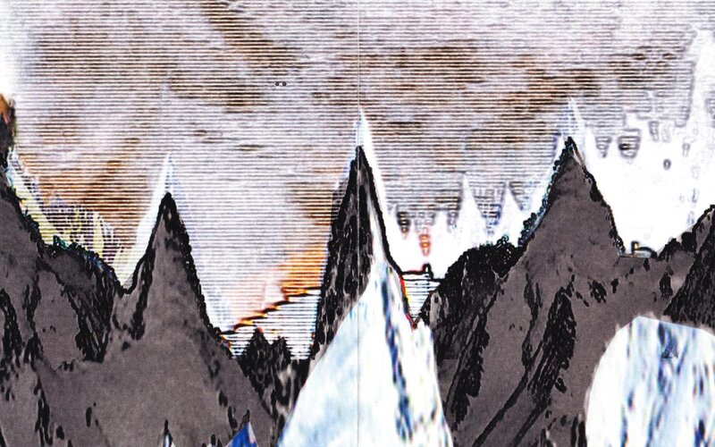 Mountain Peaks with Snow